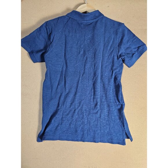 NWT LOT OF 2 The Children Place Boy Polo School Uniform Shirt Size 10/12 - Blue - Picture 2 of 8